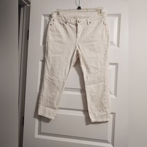 Women's White L.L. Bean Jeans